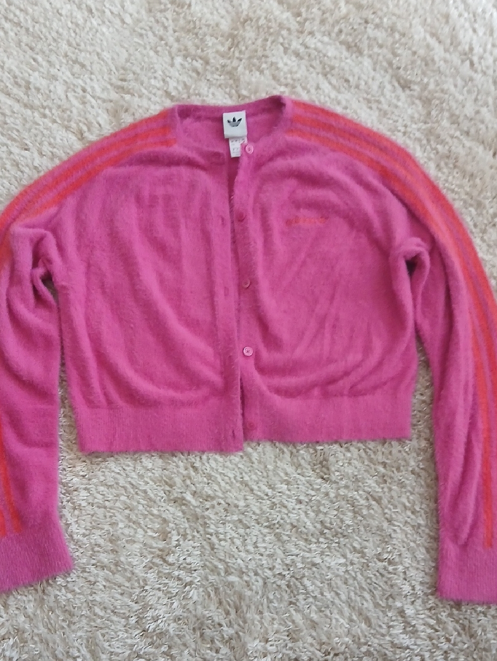 WORN ADIDAS FLUFF SWEATER